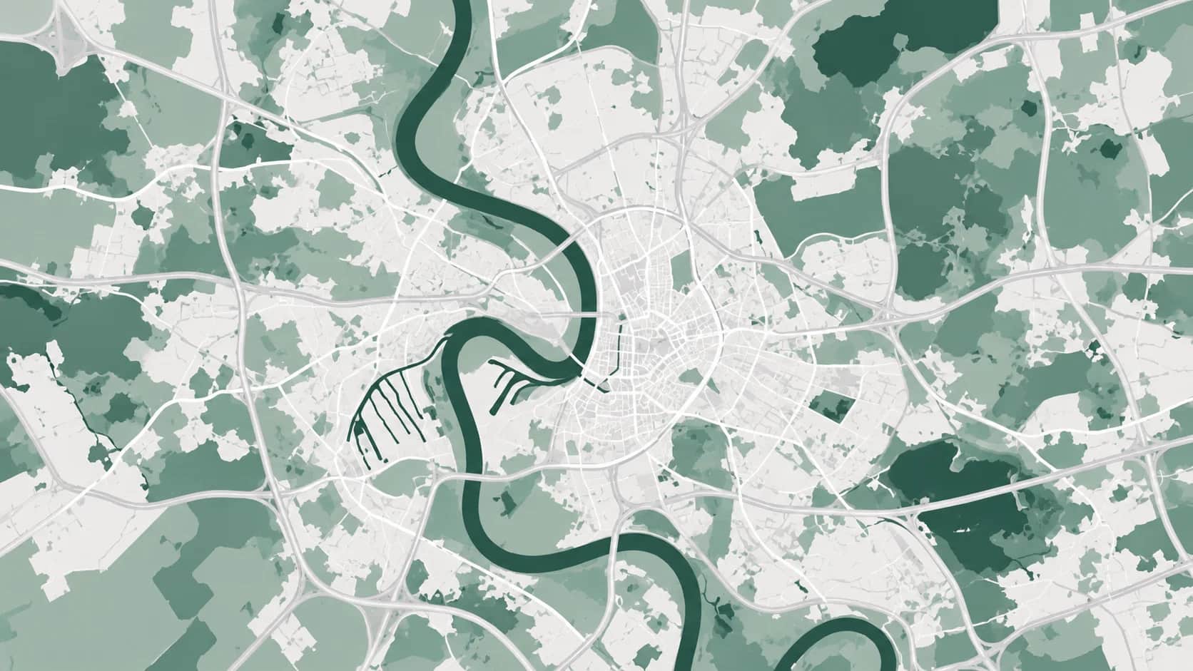 Karte der Region Düsseldorf