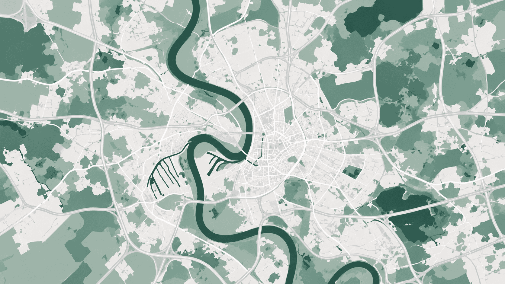 Karte der Region Düsseldorf